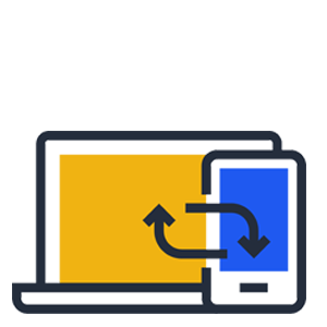 web and mobile development icon